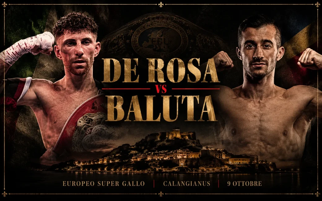 De rosa - baluta, rivista di boxe