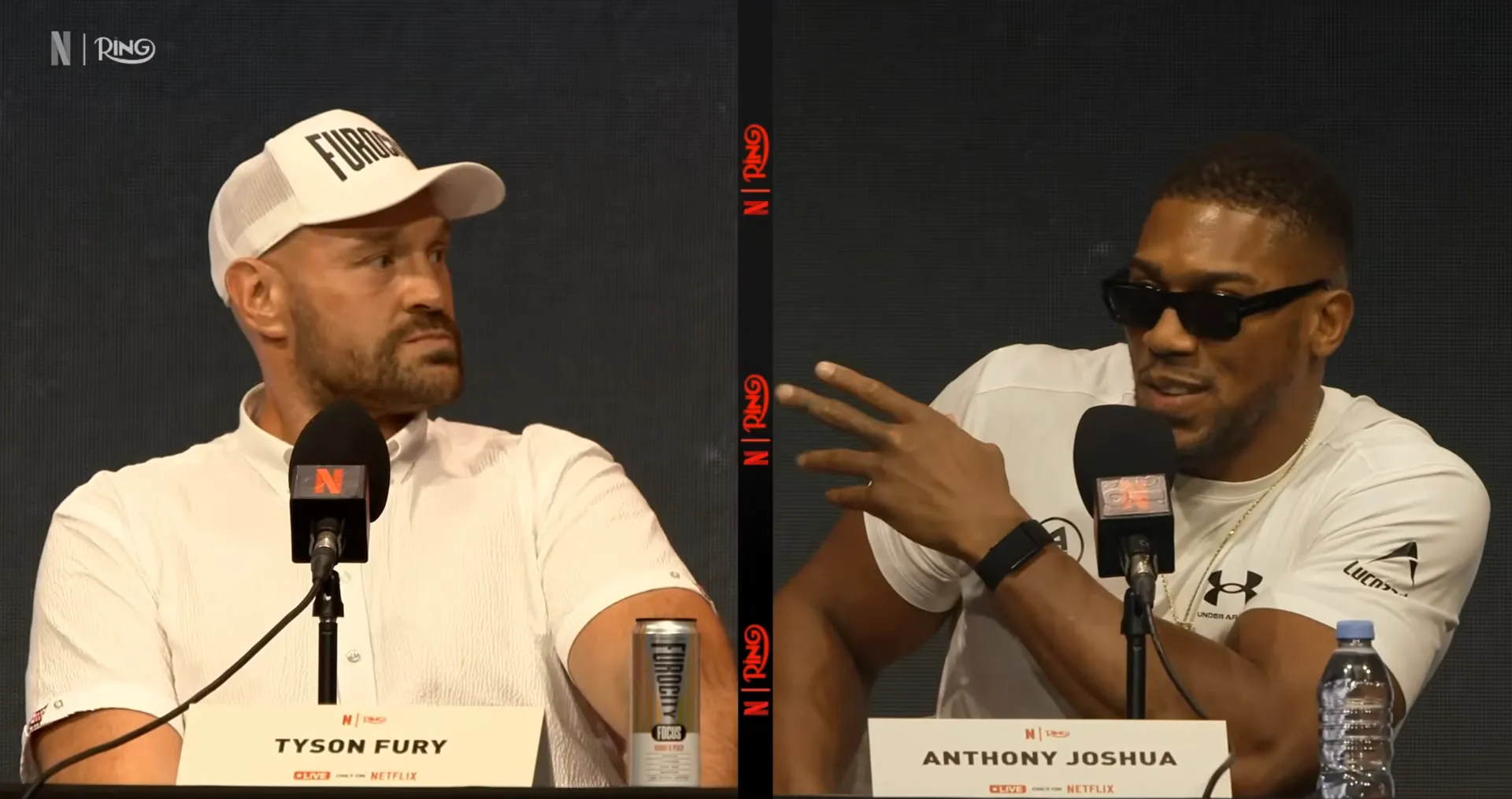 fury joshua conferenza stampa, essere, rivista di boxe e anime salve